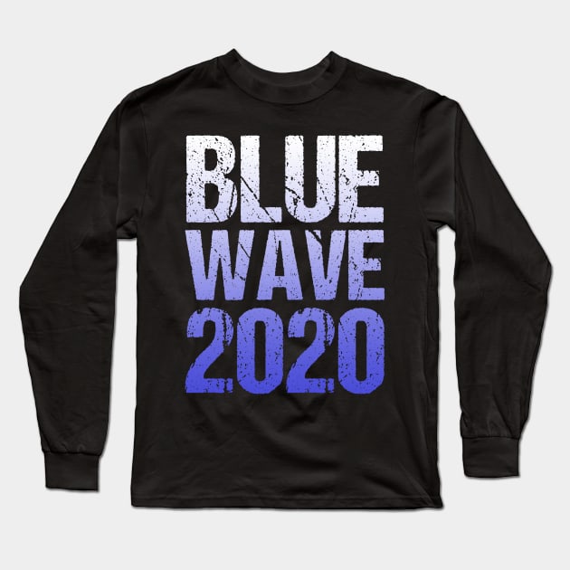 Blue Wave 2020 Election Democratic Victory Long Sleeve T-Shirt by jplanet